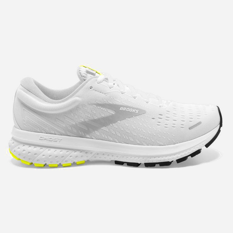 Brooks Ghost 13 Australia - Men's Road Running Shoes - White/Nightlife (091823-NDA)